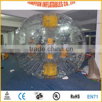 PVC and TPU inflatable zorbing ball for man