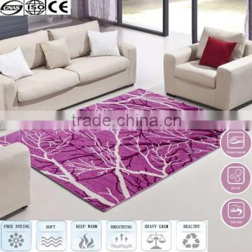 2016 hot sale purple silk mosque carpet floor carpet