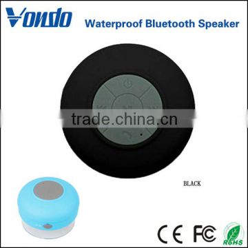 Vondo BT-06 HD Water Resistant Bluetooth 3.0 Shower Speaker, Handsfree Portable Speakerphone with Built-in Mic, 6hrs of playtime