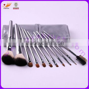 Cosmetic/Makeup Brush Set with Squirrel Hair, Wooden Handle and Copper Ferrule