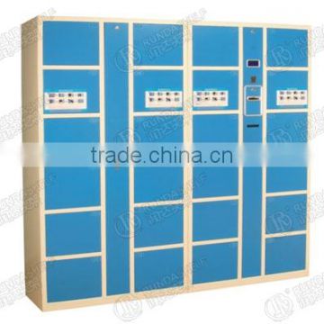 Steel Cabinet Locker/deposit cabinet-intelligent 24 doors bar code cabinet