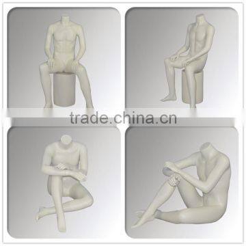 Moda janela sem sexy manequins masculinos artesanato vivos roupa moutra vitrine masculino