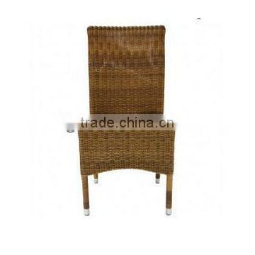 2017 Trade Assurance new design luxury round rattan wicker metal frame stackable chair furniture