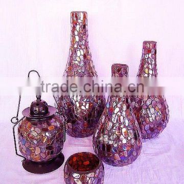 hot sale & high quality tealight holder mosaic