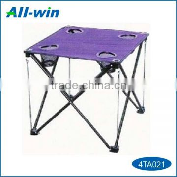 good-quality foldable cloth camping table for outdoor use