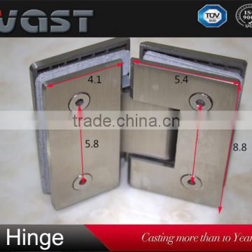 stainless steel handrail support shower glass hinge with high quality