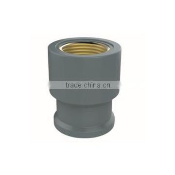 HIGH QUANLITY FEMALE COUPLING COPPER THREAD OF PVC DIN STANDARD FITTINGS FOR WATER SUPPLY