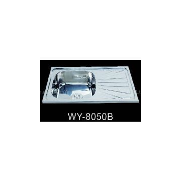 China Factory Suppy Stainless Steel Kitchen Sink WY-8050B