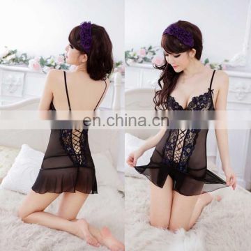 Hot Sales Fashion Sexi Strapless New Young Ladies Girls wear Lace Sexy Black Blue Sex Underwear