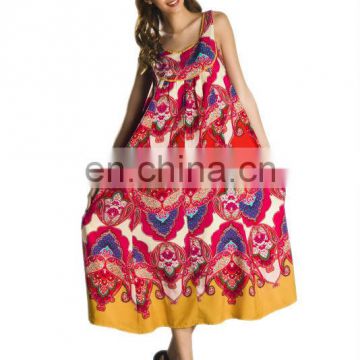 indian designer maxi dresses printed cotton dress long dress sleeveless