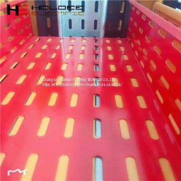 Powder coated colored perforated cable tray with good quality
