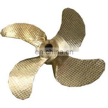 High speed fixed pitch 4 blade bronze propeller