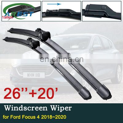 Car Wiper Blades for Ford Focus 4 2018~2020 2019 MK4 Front Window Windshield Windscreen Wipers Car Accessories Stickers