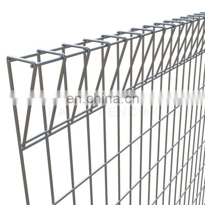 cheap garden fences/polyester coating roll top fence