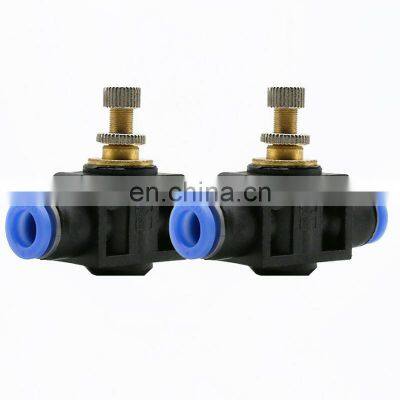 Pneumatic Throttle Flow control valve Tube OD 4mm 6mm 8mm 10mm Pneumatic fittings LSA-8 LSA-10 Quick Connector Pneumatic Parts