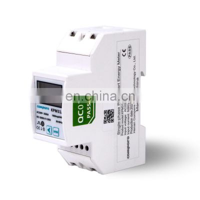 Energy Meter Wifi 100A Pulse Output Single Phase Bi-directional Modbus Energy Meter Digital Wattmeters