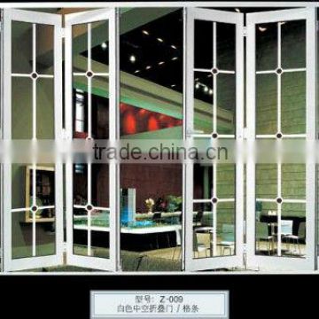 Interior doors price wanjia double glass and grilles