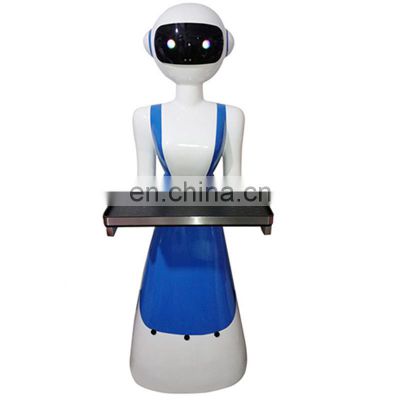 Full Automatic  Robot Restaurant Service Intelligent Food Delivery Robot Machine / Robot Food Serving