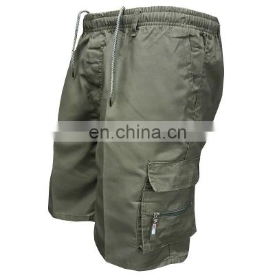 Custom Fashion Street Wear Pants Gym Hip Hop Style Mens Casual Cargo Shorts with Big Side Pockets
