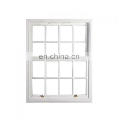 China supplier low cost Double hung UPVC windows & doors single hung vinyl sliding windows