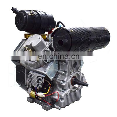 290f 2 cylinder small 4 stroke air cooled diesel engine 20 hp