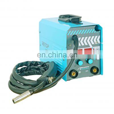 MIG-160 4 in 1 welder,with MIG,MAG,MMA,TIG,unified parameter function,easy to operate,easy to carry and store.