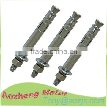 stainless steel 201 304 316 steel mechanical wall anchor bolt