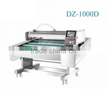 Full-automatic continuous reciprocating vacuum packaging machine for food