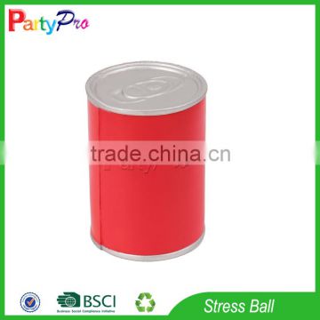 Partypro Best Selling Products Wholesale PU Foam Tin Can Shape Stress Toy
