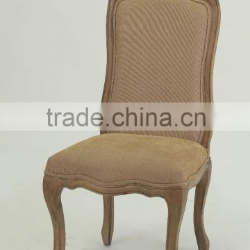 French /European style Bend Line design Fabric Wooden Side chair/Dining /Restaurant chair(Ch-838)