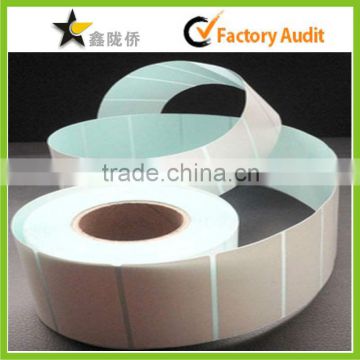 Heat Adhesive Paper Thermal Lable Sticker Roll For Zebra Printer