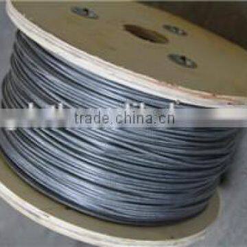 High Quality 316 Stainless Steel Wire Rope 1X7, 7X7