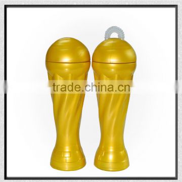plastic world cup trophy for promotional straw cups