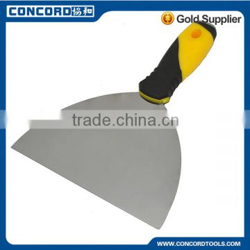 Construction Tools Putty Knife with soft grip,stainless steel blade
