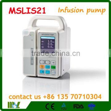 MSLIS21 CE and ISO approved Muti-Function Infusion Pump/infusion pump price/medical infusion pump