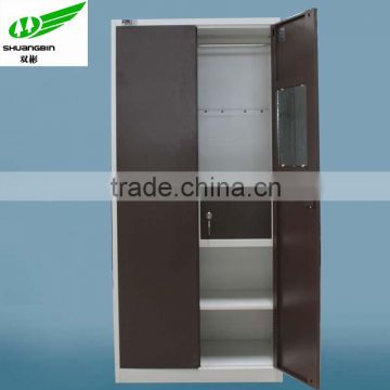 high quality KD 2 door godrej steel almirah cabinet
