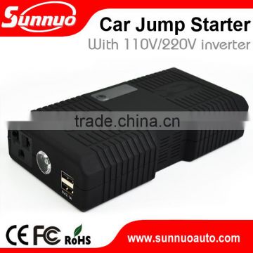 12V 12000mAh emergency mini Multifunction jump starter with power inverter car jump starter