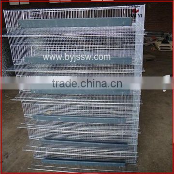 BAIYI H Type Hot Sale Layer Wire Mesh Quail Cage Trade Assurance ( low price, fast delivery)