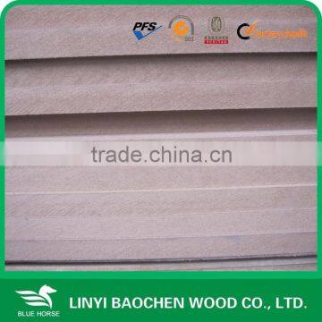 MDF manufactuer 11mm mdf laminated Melamine paper