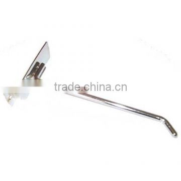 Slatwall Single Hook Pin Arm Shop Display Fitting Prong Hanger