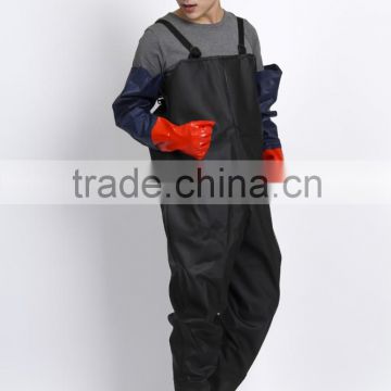 Factory OEM camouflage long rain poncho /long raincoat printing logo Fishing wader pant