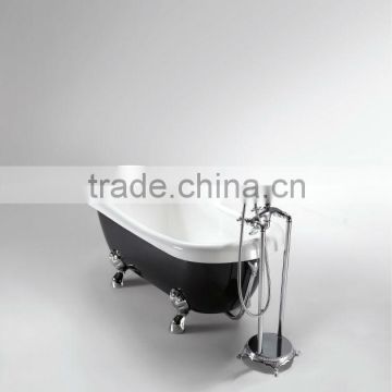 Acrylic clawfoot bathtub, black sex massage bathtubs FC-338C