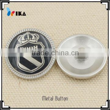 high quality metal zinc alloy shank button for coat