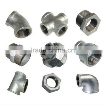 galvanized B.S.standard malleable iron casting iron pipe fitting