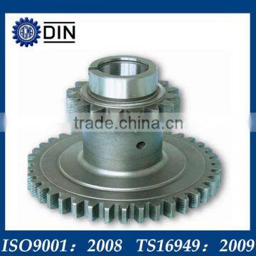 china stainless steel hobbing double spur gears excellent performance