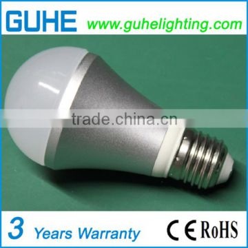 Input 85-265VAC 47-63Hz e14 600 lumen led bulb light with 3 years warranty