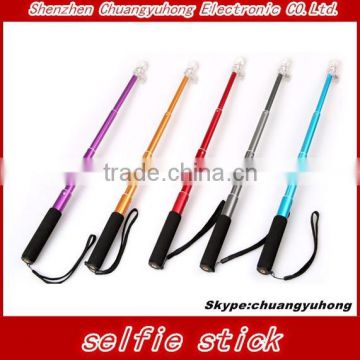 Extendable stick Aluminium Alloy selfie stick Monopod + Screw Tripod Mount Accessories selfie camera for smartphone