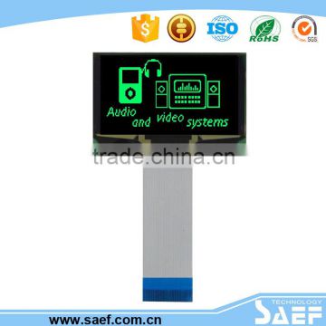 monochrome lcd panel with 128x64 graphic lcd module 2 inch oled display for industrial application
