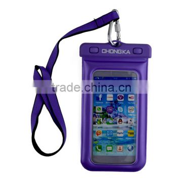 PVC Waterproof Beach Pouch Bag for Cell Phone