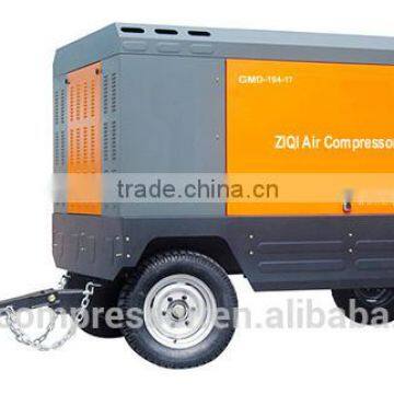 GMD orange portable diesel screw air compressor